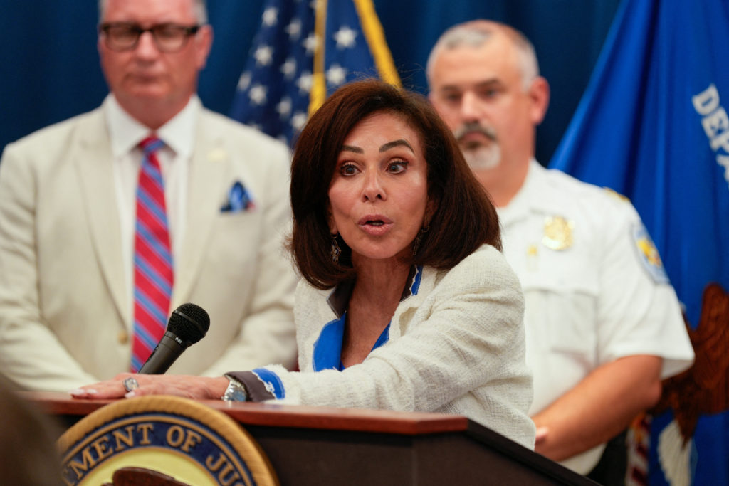 WATCH: U.S. Attorney Jeanine Pirro announces felony charge related to Reflecting Pool