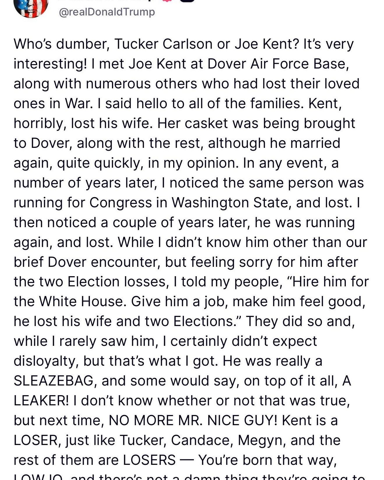Don’t ever get used to the president being a petty, whiny little b_tch