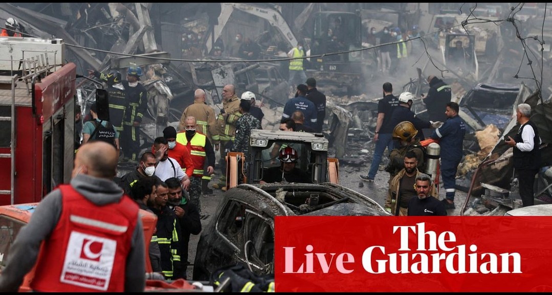 Middle East crisis live: Red Cross ‘outraged’ as Israeli strikes on Lebanon…