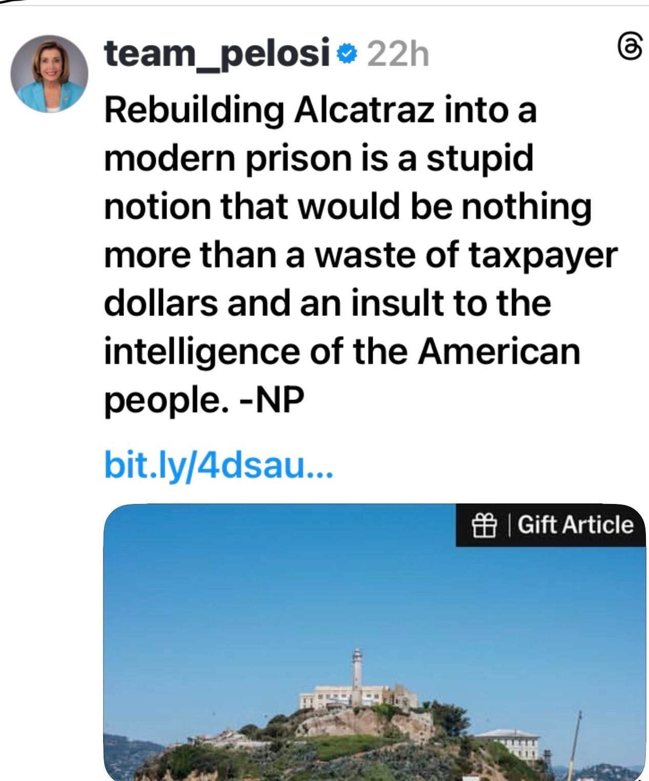 Attacking any city that won’t vote for him. This would be a pathetic waste,…