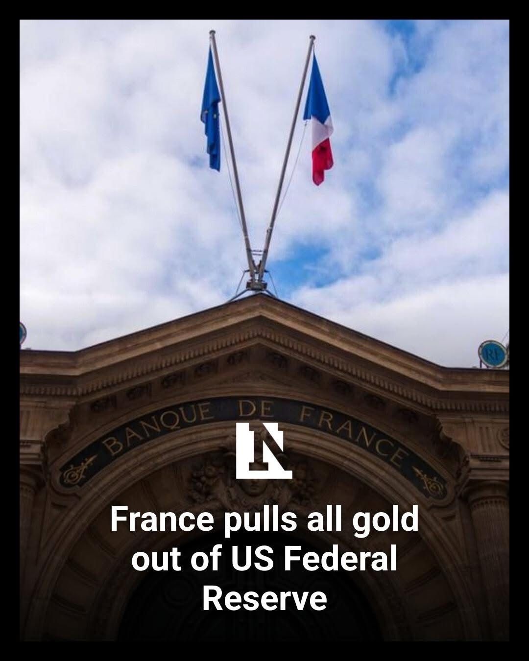 #France has made billions moving its gold OUT of New York and the USA under…
