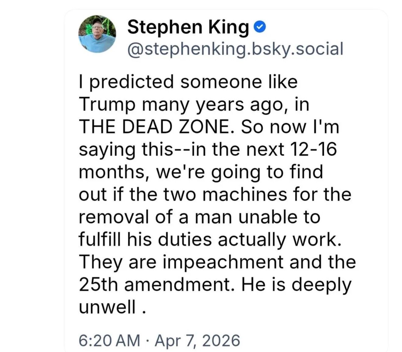 And if they don’t?