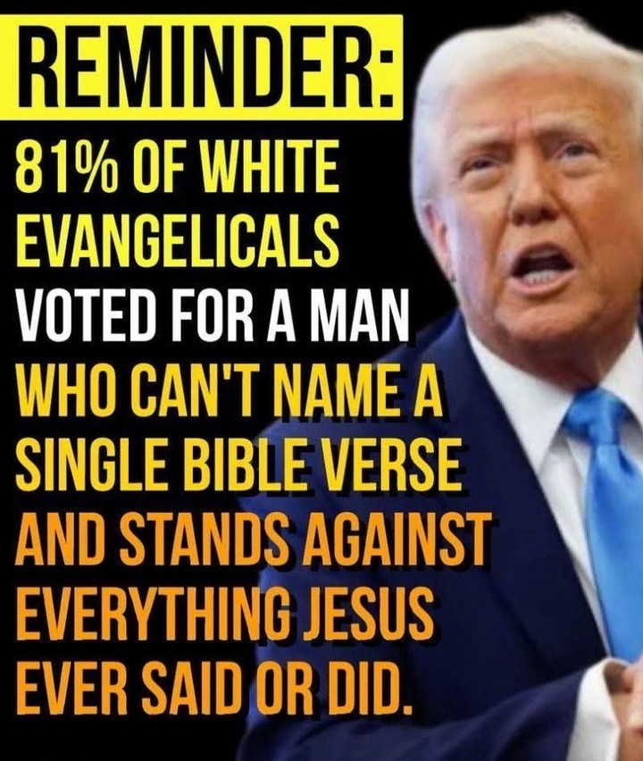 They want a 1950’s white America, subservient women, & a fascist oligarchy.…