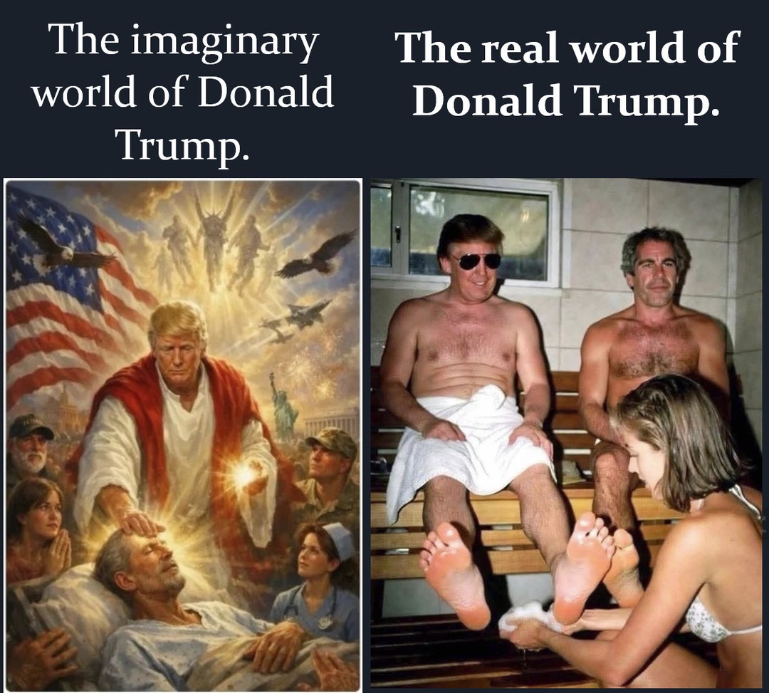 Who makes themselves in AI as #JesusChrist? #Trump & his alleged “#Christian’s”…