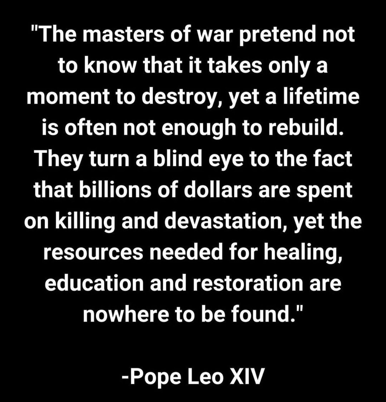 But #MAGA & MAGA “Christians” tell the Pope to ‘get lost’