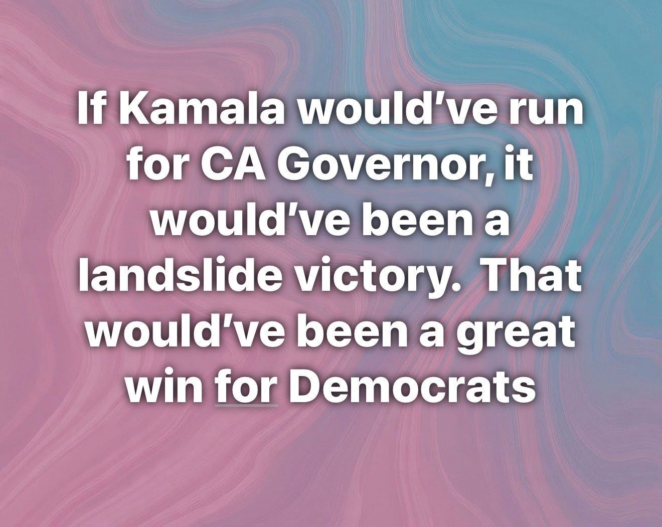 As a #DemocraticParty org and big Kamala supporters, we need to win CA. It’s…