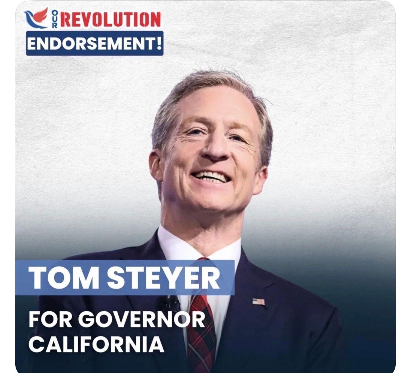 A progressive PAC endorsing another billionaire. Yet, all his commercials are…