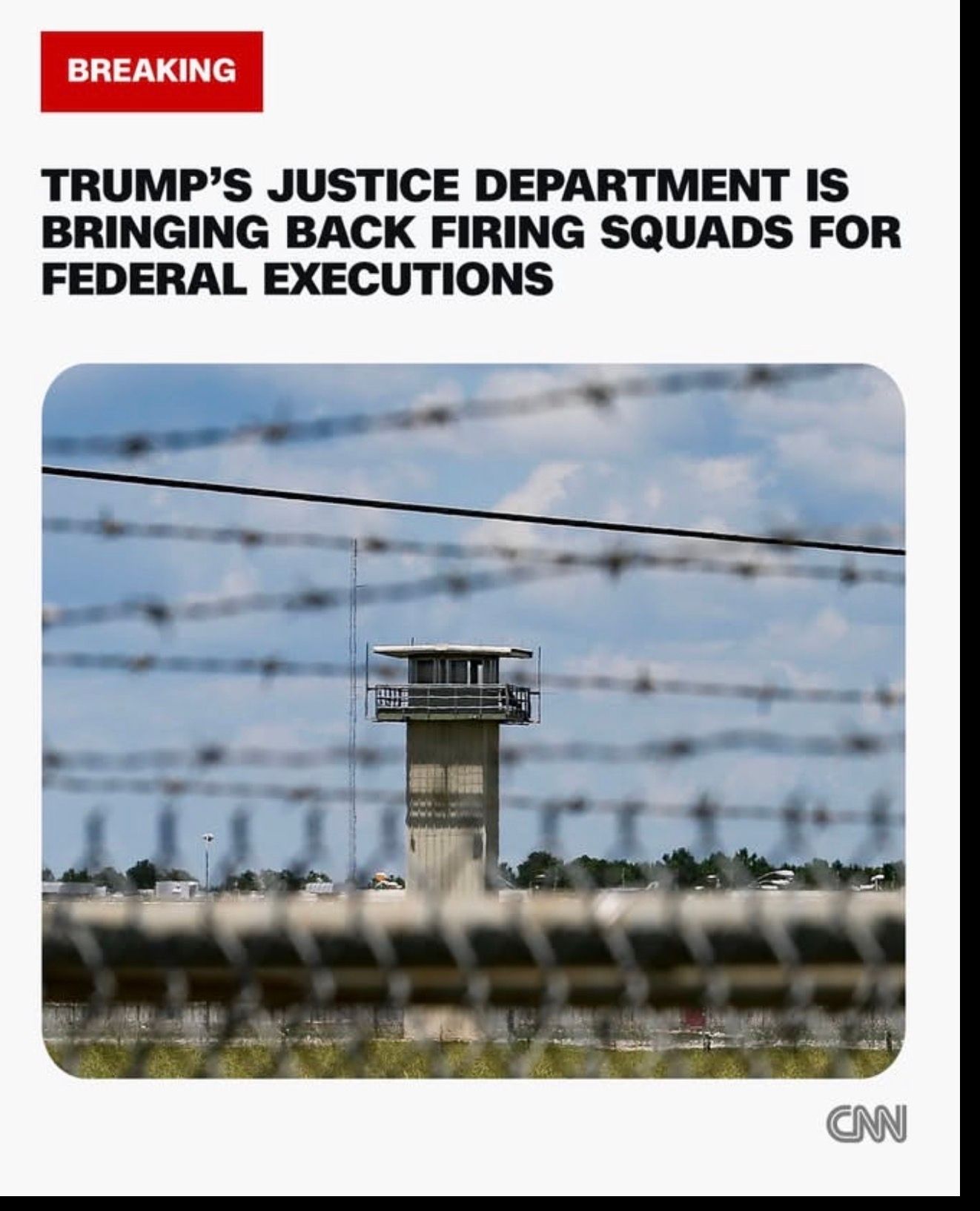 Trump’s Justice Department is bringing back firing squads for federal…