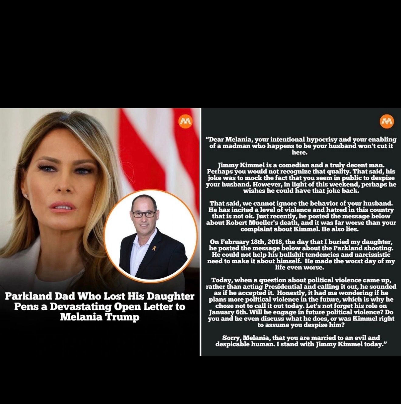 WELL WORTH A READ. NOT JUST ONCE, BUT THRICE: Fred Guttenberg, whose daughter…