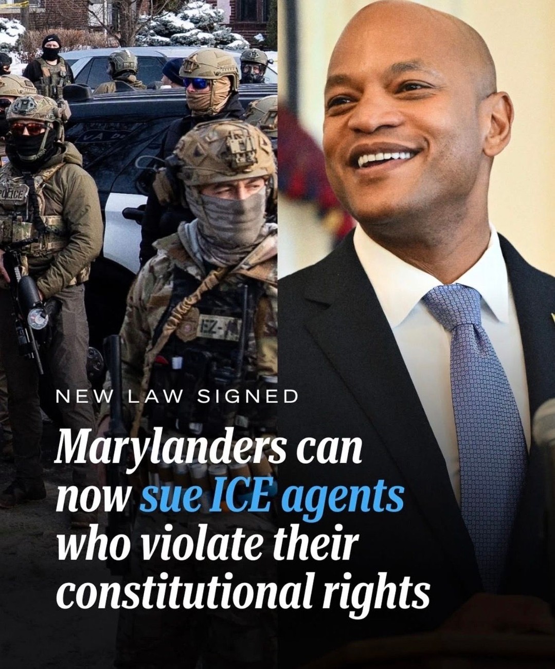 HUGE: Governor Wes Moore has signed the No Kings Act into law, empowering…