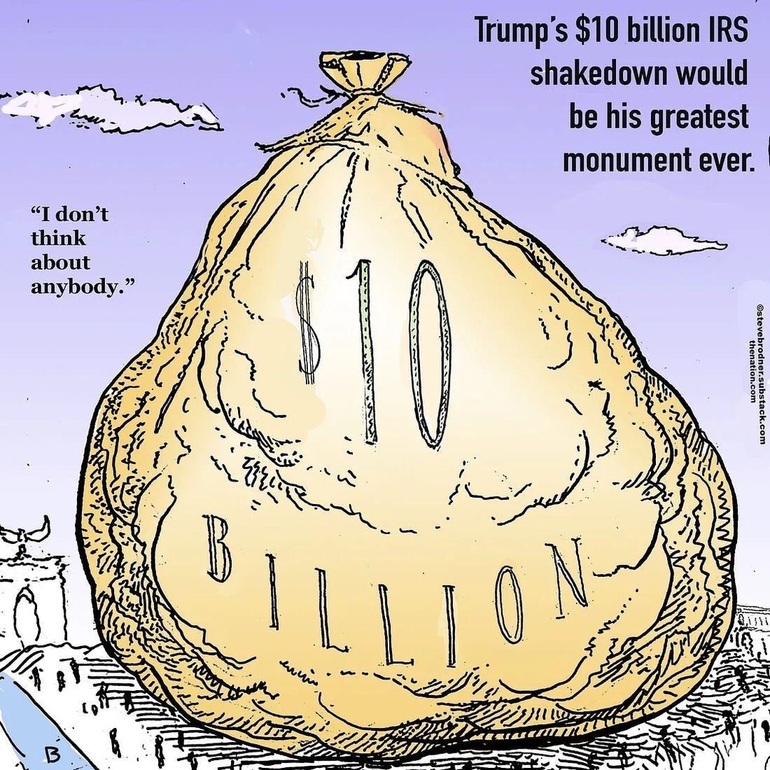 I want you fools to pay me TEN BILLION. #MAGA