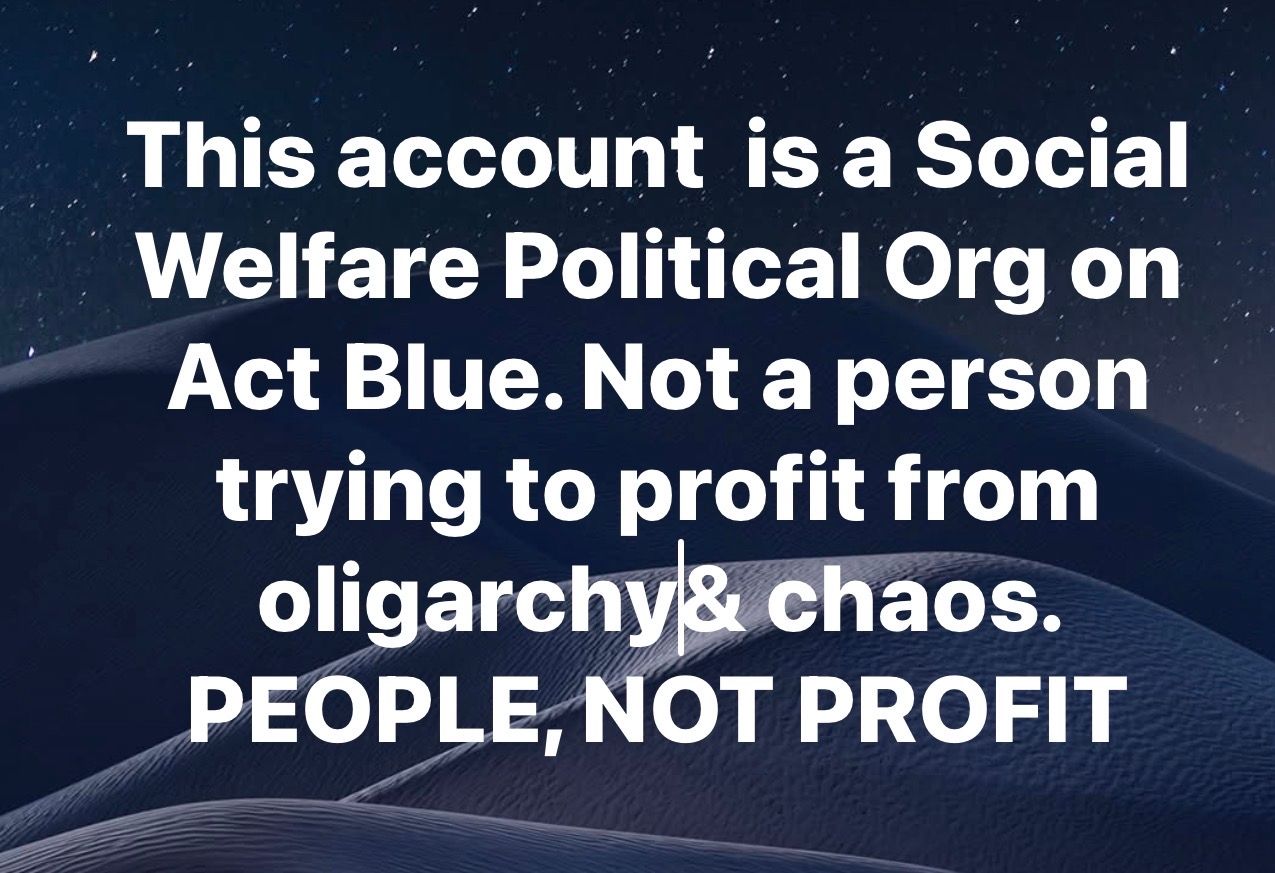 #Democrats unite. Help support our work, people over profit. …