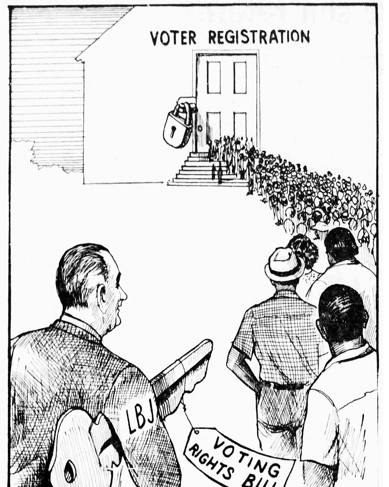 And the MAGA -type folks are out to remove voting rights again. Will we let…