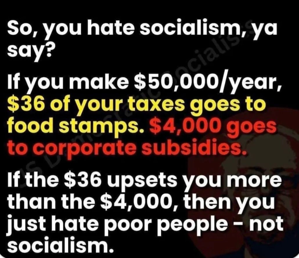 But someone who’s never read a book says socialism is ‘evil’ . I can’t think…