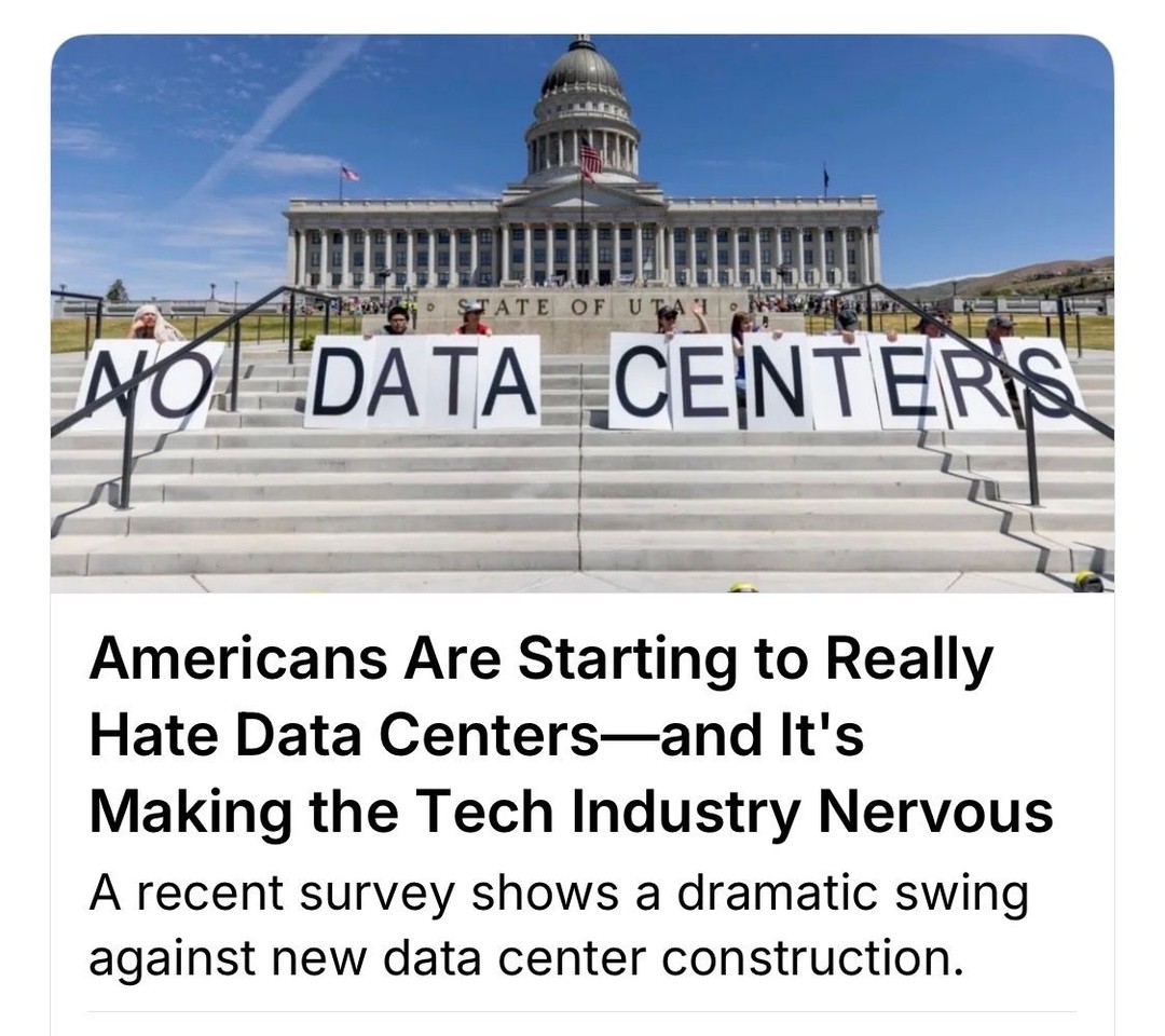 Americans Are Starting to Really Hate #DataCenters— #AI and It’s Making the…