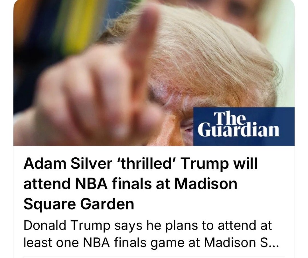 #AdamSilver is “thrilled” to host Trump at the Finals? Spare us. It’s a gutless…