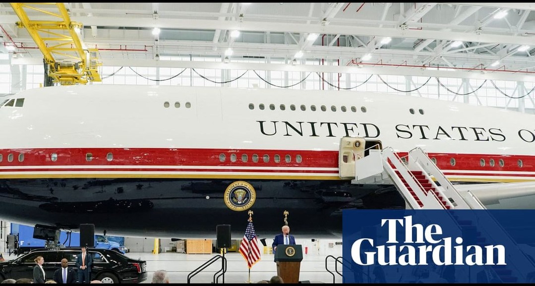 Trump unveils new Air Force One, a converted Qatari 747…