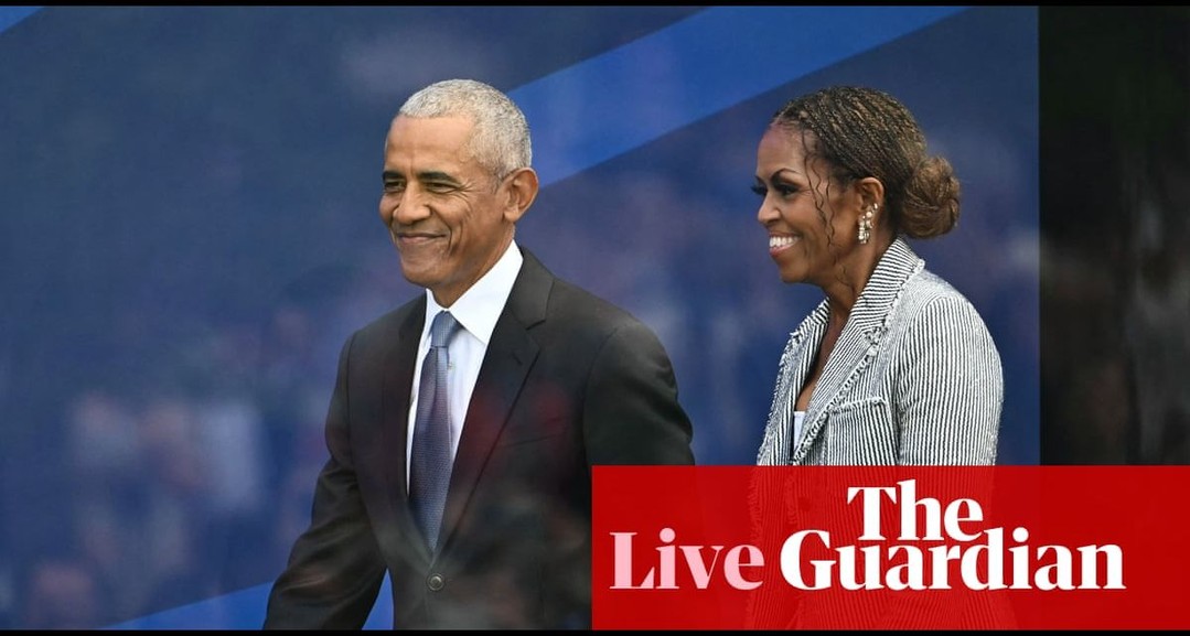 Star-studded ceremony welcomes Obama Presidential Center to Chicago – live…