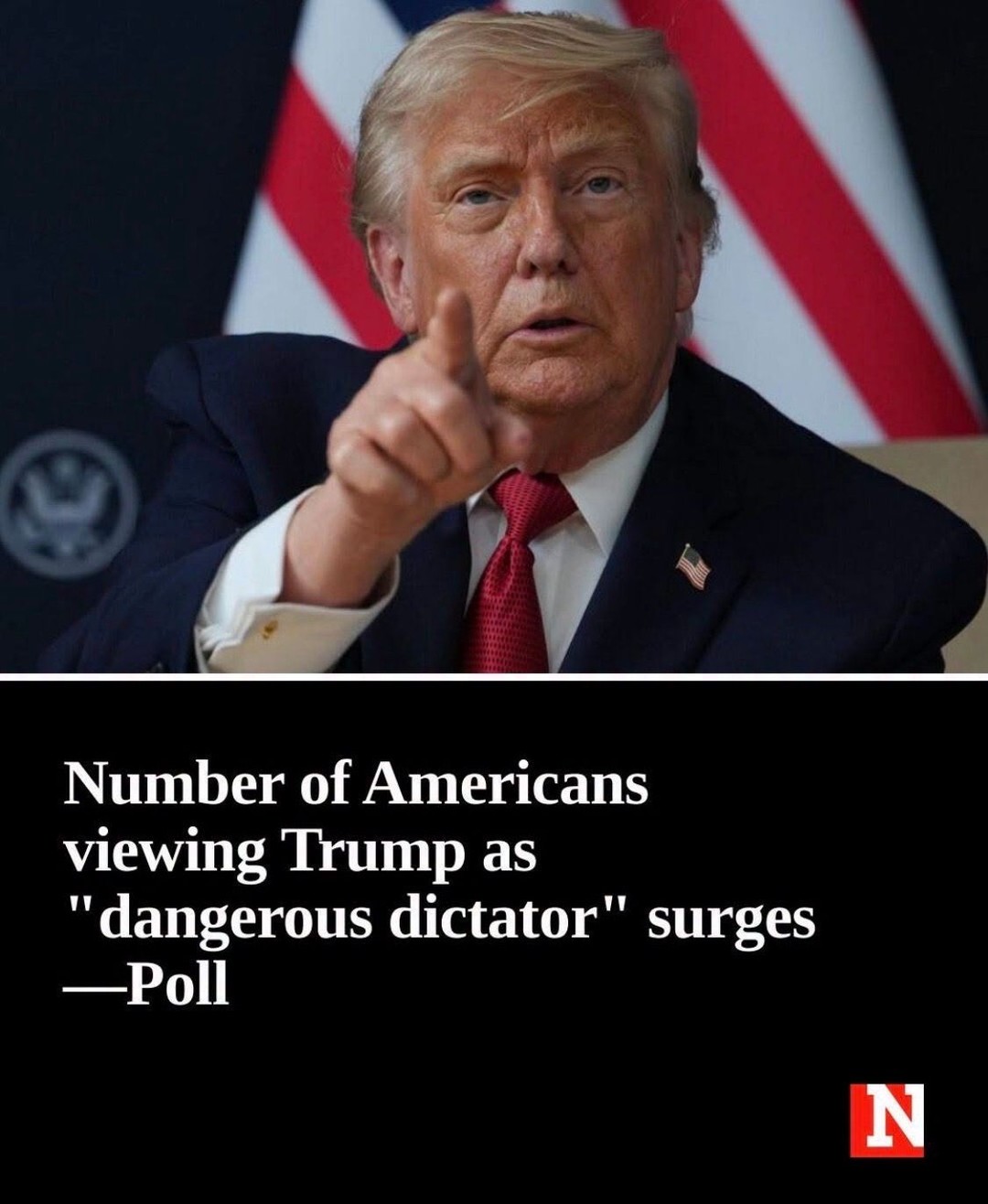 The majority of Americans view President #Trump as a “dangerous dictator”…