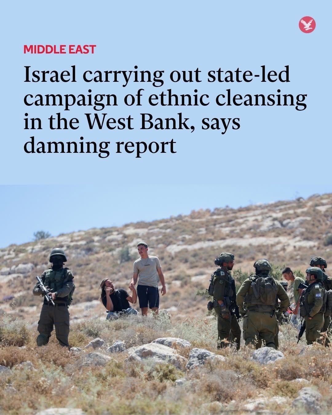 ‘The scale and intensity of Israeli settler and some military actions in the…
