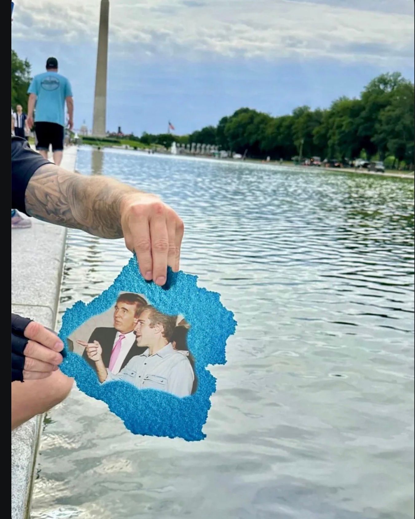 Recovered Treasure From President Epstein’s Reflecting Pool 😂
