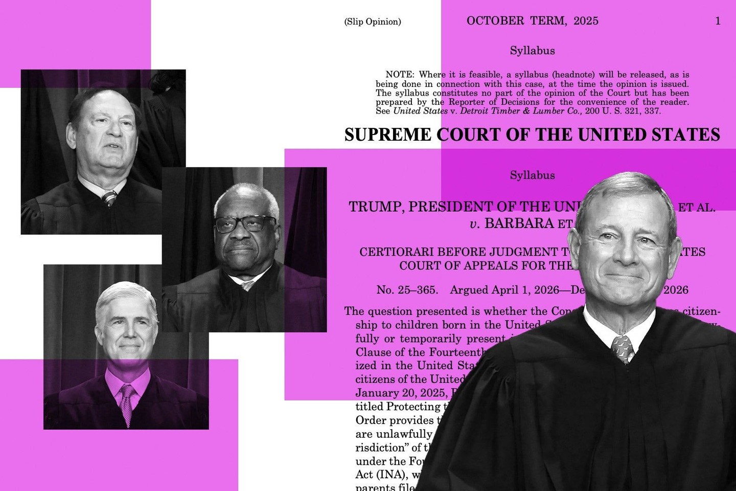 The Supreme Court’s 5-4 Vote in the Birthright Citizenship Case Is a Scandal…