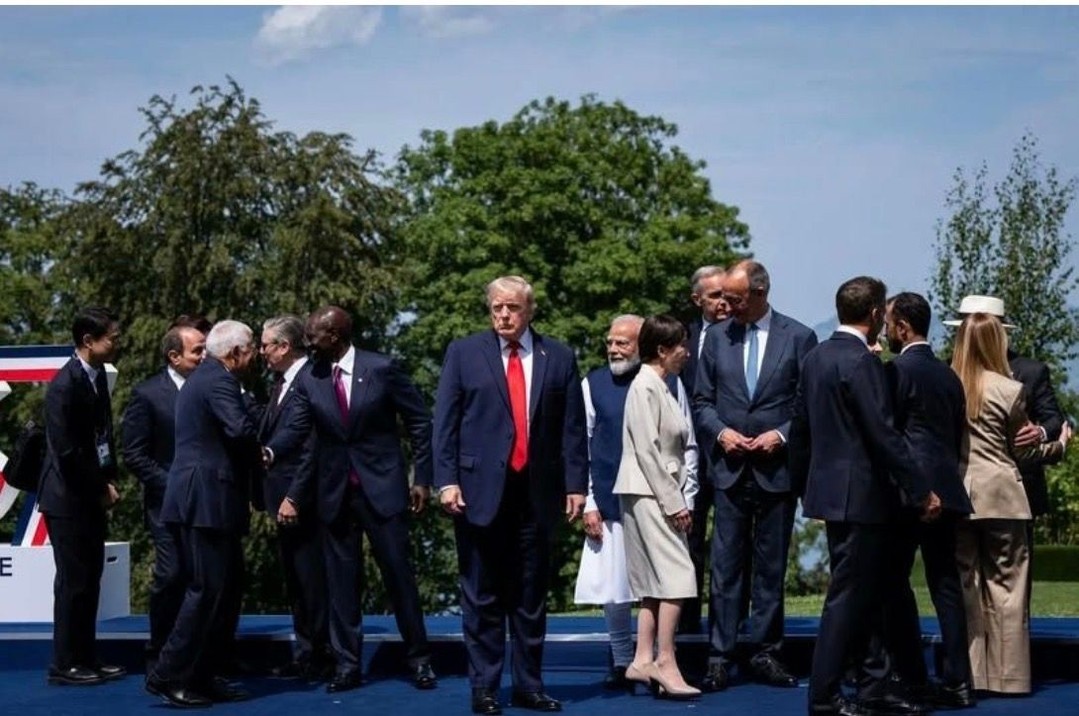 This is what the world saw re: #Trump at the G7 – a mentally and physically…