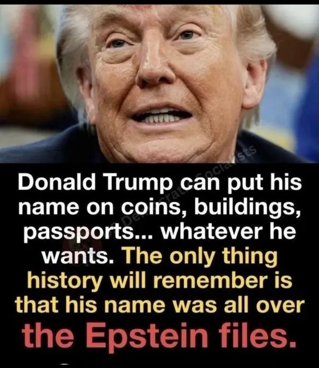 We are going to prosecute the second you leave power #epsteinfiles