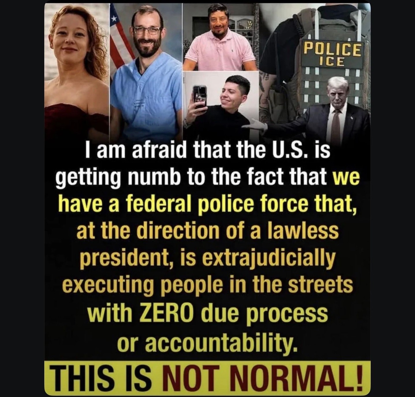 This NOT normal. #GetInvolved in your community (and have second amendment…