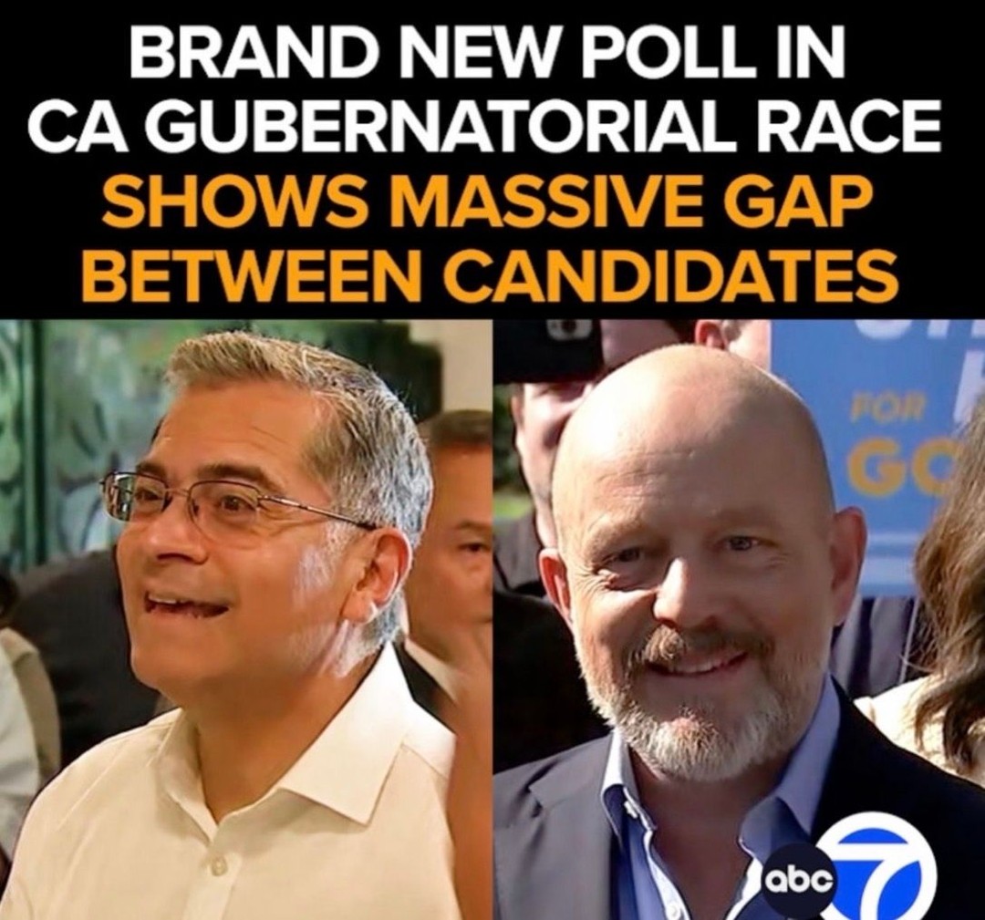 Becerra holds a massive 25 point lead over Hilton who should be returning to…