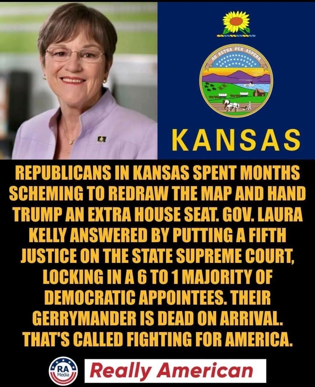 You make us proud #Kansas 🇺🇸
