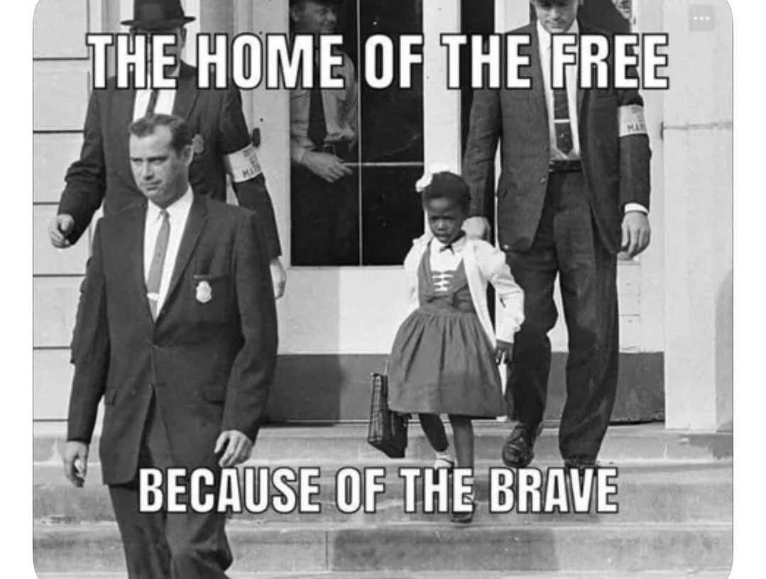 #American #Hero. Ruby Bridges, 6 years old. “Increasingly, the US #civilrights…