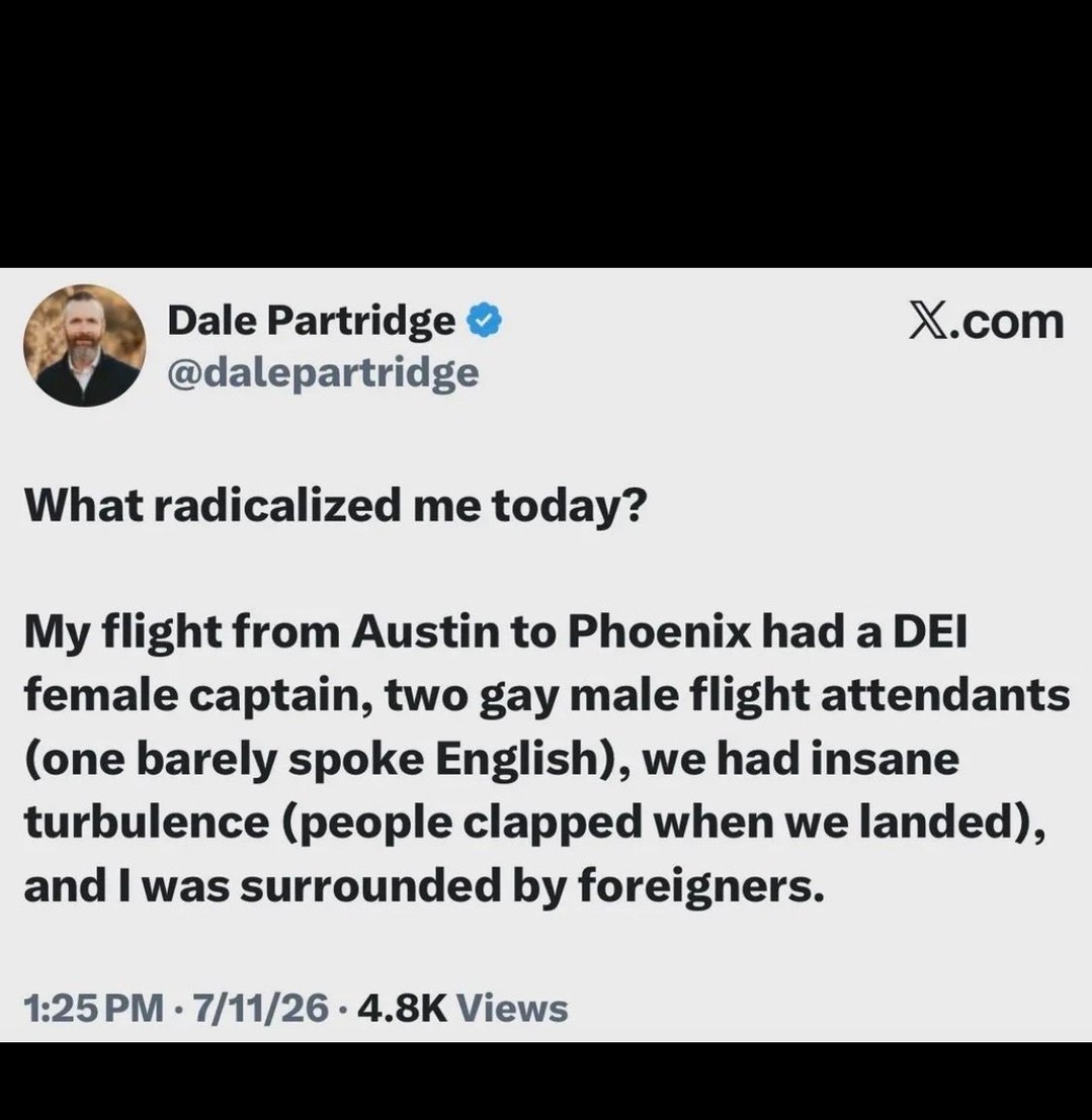 You weren’t “radicalized,” Dale. You were always this cowardly.. And why does…