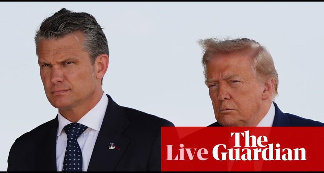 Trump backs Pete Hegseth amid renewed tensions with Iran – as it happened…