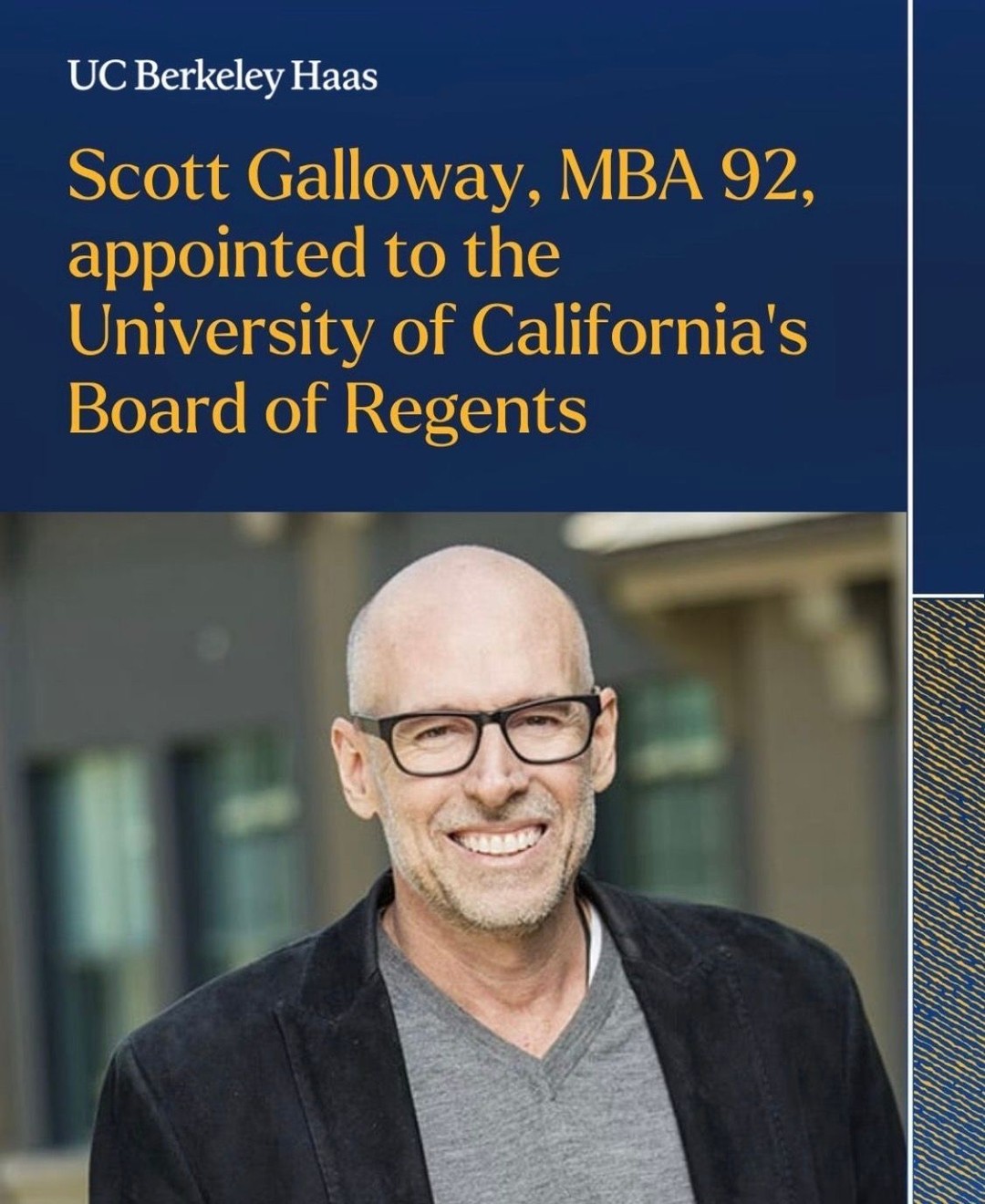 Congrats Professor Scott, we are glad to have you! #Cal